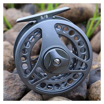 AshiLd Fly Fishing Reel,Fly Reel 5/6 Fly Fishing Reel Aluminum Body Fly Fishing Wheel Fishing Gear Lake River Fishing Tackle