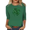 QWENTMTNTY Saint Patricks Day Women Maternity Sweatshirt St Patricks Day Shirt Men Polo Bright Green Sweaters for Women view 2