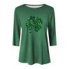 QWENTMTNTY Saint Patricks Day Women Maternity Sweatshirt St Patricks Day Shirt Men Polo Bright Green Sweaters for Women view 4