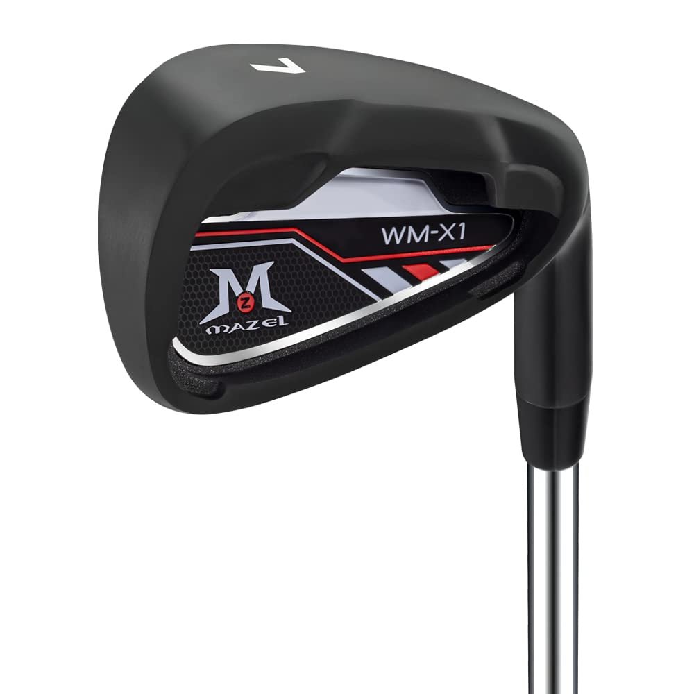 MAZEL WM-X1/2 Individual Men Golf Club Irons 1,2,3,4,5,6,7,8,9,Pitching Wedge,Approach Wedge,Sand Wedge with Graphite/Steel Shafts for Right Handed