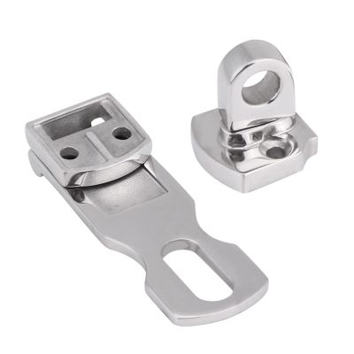 QANYEGN 75MM Marine Locker Latch, Anti Rale Door Hatch Fastener, Stainless Steel Hold Down Clamp Latches for Marine Boat