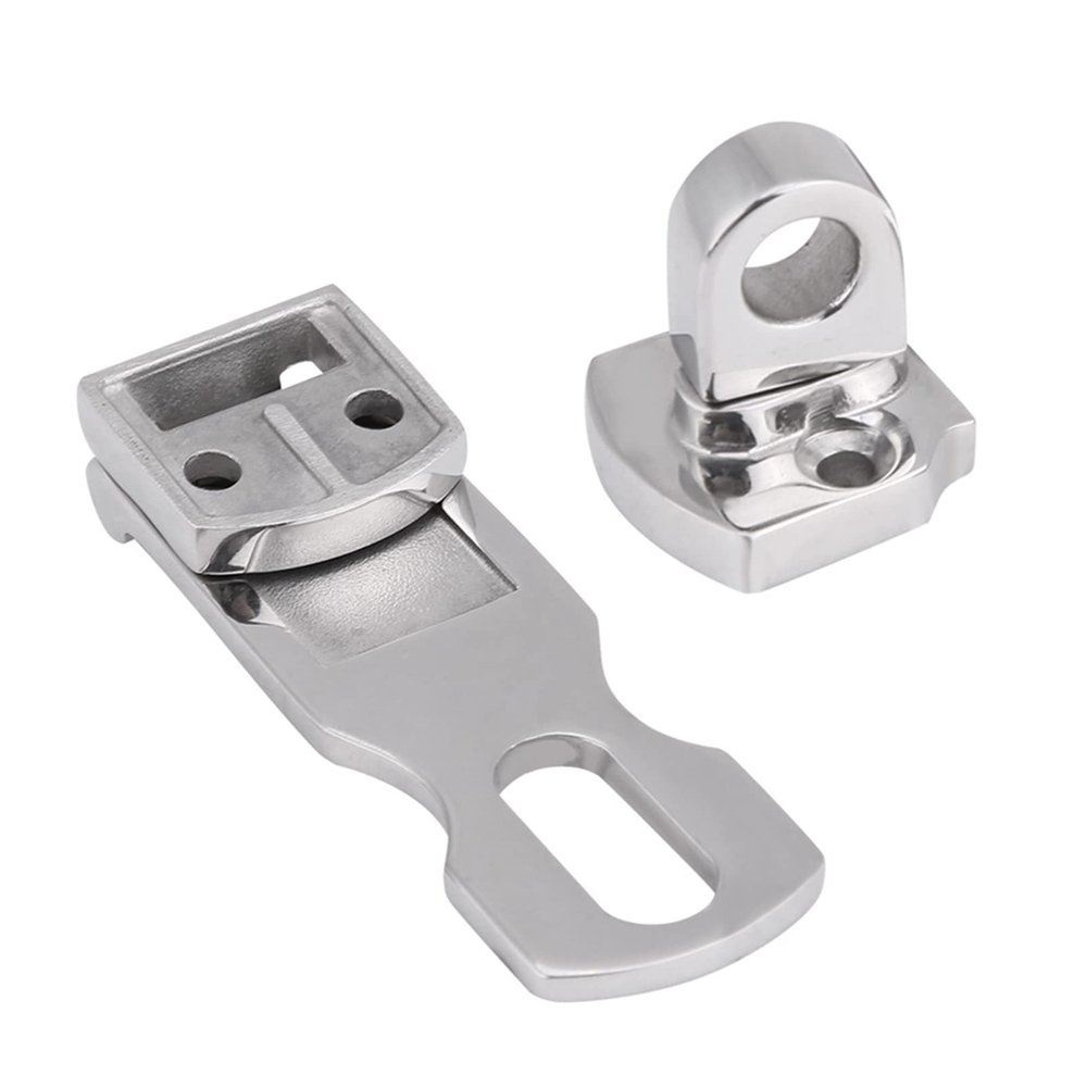 QANYEGN 75MM Marine Locker Latch, Anti Rale Door Hatch Fastener, Stainless Steel Hold Down Clamp Latches for Marine Boat