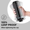 Greylock 20 oz Insulated Water Bottle with Straw Lid, Reusable Stainless Steel Sports Water Bottles with Foldable Handle, Leak Proof, Double-Wall Vacuum Insulation, 24 Hours Cold (Mapmaker's Muse) view 2