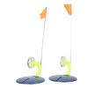 Cryfokt 6 Set Ice Fishing Flag Kit, Winter Rod Indicator with Floating Base Tackle, Portable Ice Fishing Tip Up Flag Kit for Winter Fishing, Ice Fishing Accessories for Fishing Enthusiasts view 2