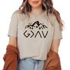 HQR Express God is Greater Than the Highs and Lows Shirt, Christian Apparel, Bible Jesus Lover Gift, God is Greater Shirt, Gift for Prayer, S174 Multiple Colors view 3