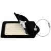 Shaka Aloha Hawaii Leather Baggage Bag Luggage Tags with Stainless Steel Loop and Privacy Cover view 2