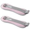2pcs Adjustable Ankle Sandbag with Hand Tied Strap, Strength Training for Dance Leg Wrist Weight (1.1lb)