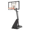 Skytime Basketball Hoop,Portable Basketball Hoop Outdoor with Shatterproof 44in PC Backboard,5.3-10ft Height Stepless Regulation Basketball Goal System with Rebound PlateBlack view 1