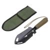 HARFINGTON Multifunctional Camping Shovel 9 in 1 Multi-Purpose Backpacking Shovels with Carrying Bag for Outdoor Camping Hiking, Black Khaki view 3