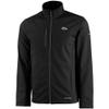 Cutter & Buck Men's Black Baltimore Ravens Evoke Eco Softshell Recycled Full-Zip Jacket view 2