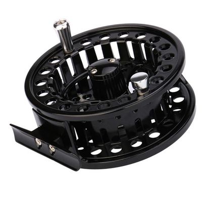 AshiLd Fly Fishing Reel,Fly Reel Fly Reel Large Arbor Silver Black Aluminum Single Action - Large Arbor Fly Fishing Reel 28mm (Color : 1, Size : 3000 Series)