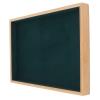 F&Y Classic Velvet Lined Wood Jewelry Holder Tray: Display & Storage for Earrings, Rings, Necklaces, Bracelets in Drawers & Boxes (Green) view 2