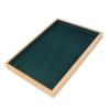 F&Y Classic Velvet Lined Wood Jewelry Holder Tray: Display & Storage for Earrings, Rings, Necklaces, Bracelets in Drawers & Boxes (Green) view 4