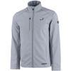 Cutter & Buck Men's Gray Philadelphia Eagles Evoke Eco Softshell Recycled Full-Zip Jacket view 2