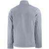Cutter & Buck Men's Gray Philadelphia Eagles Evoke Eco Softshell Recycled Full-Zip Jacket view 3