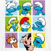 Spreadshirt The Smurfs Colorful Characters Collage Design Kid's T-Shirt, S, White view 2