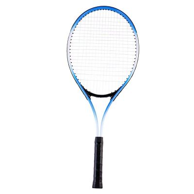 27 Inch Tennis Racket Single Tennis Racquet Beginner Competition Training Set with Carry Bag for Adults Student Women Men (Black)