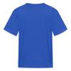The Smurfs Smurfette Girls Just Wanna Have Fun Kid's T-Shirt Royal Blue view 3
