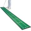 Ponsonbay Golf Putting Mat Indoor & Outdoor Professional Golf Practice Putting Green Mat with Distance Marker Anti Slip Backing Golf Training Accessories Portable Matt view 1