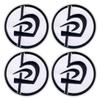 Set of Four - Patchion Krav MAGA - Standard - Black Hook and Loop - Embroidered Patch/Badge/Emblem view 1
