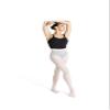 Capezio Ultra Soft Transition Tight with Back Seam, Ballet Pink, S/M view 2
