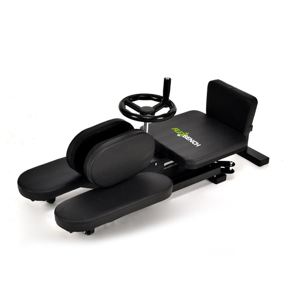 Hip Stretching Machine by Flex Bench Improve Flexibility,Mobility and Reduce Hip Pain, Leg Stretcher - Flexibility for Yoga,Dance and Gymnastics Thighs,Glutes, Upgraded Model - New Adjustable Seat.