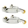 PG Polo Spur Stainless Steel 1-1/2 inch with Brass Roller view 1