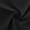 Women's Plus Size Tunic Dress Summer Cotton Linen Shirt Long Sleeve Maxi Dresses Loose Flowy Crewneck Beach Boho Dress Black view 4