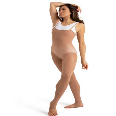 Capezio Ultra Soft Stirrup Body Tight, Light Suntan, S/M