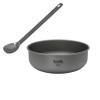 Kuvik Titanium Spoon & 650ml (22 oz) Titanium Bowl Bundle view 1