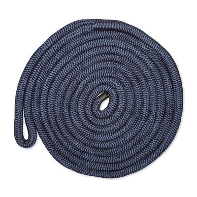 CMP Cordage CDL5825NY, Dock Line, 5/8" Diameter - 25' Length, Double Braid, Navy