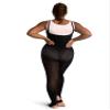 Capezio Ultra Soft Stirrup Body Tight, Black, 3X/4X view 4