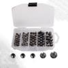 100PCS Fishing Weights Sinkers, Premium Split Shot Fishing Weights Sinkers, Round Removable Fishing Sinkers, 5 Sizes, Including 0.07/0.09/0.1/0.14/0.18ounce(Medium) view 1