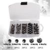 100PCS Fishing Weights Sinkers, Premium Split Shot Fishing Weights Sinkers, Round Removable Fishing Sinkers, 5 Sizes, Including 0.07/0.09/0.1/0.14/0.18ounce(Medium) view 3