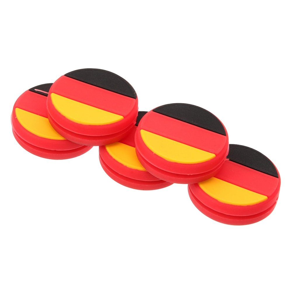 HANABASS 5pcs Tennis Racket Dampeners Silicone Vibration Absorbers for Tennis Lovers