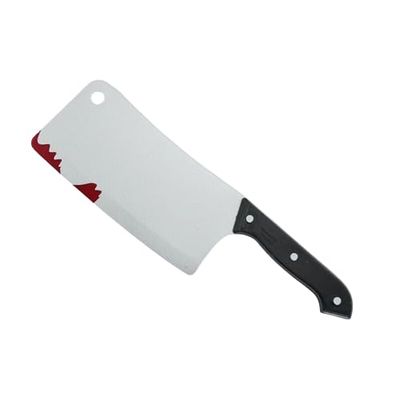 Boolavard Halloween Faked Knife DIY Scary Decor Costume Party Horror Cosplay Props Gifts (Butcher 1)