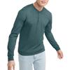 Hanes Originals Men's Henley T-Shirt, Long Sleeve Cotton Henley Tees for Men (US, Alpha, 3X-Large, Regular, Regular, Cactus) view 1