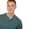 Hanes Originals Men's Henley T-Shirt, Long Sleeve Cotton Henley Tees for Men (US, Alpha, 3X-Large, Regular, Regular, Cactus) view 3