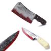 Boolavard Halloween Faked Knife DIY Scary Decor Costume Party Horror Cosplay Props Gifts (Knife 2) view 2