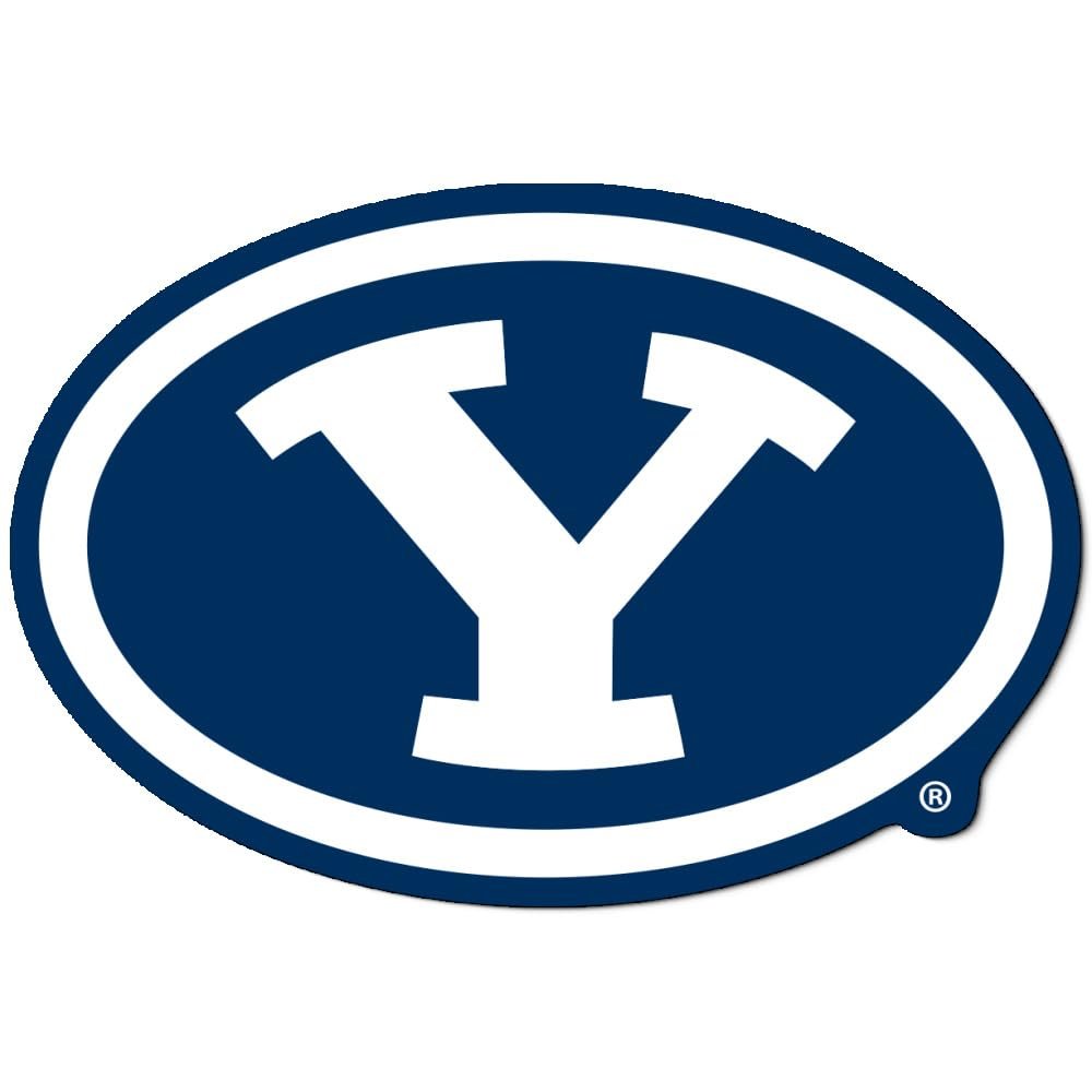 Brigham Young University Primary Logo Premium 4" Die Cut Vinyl Sticker Decal for Cars Trucks Auto Windows