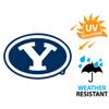 Brigham Young University Primary Logo Premium 4" Die Cut Vinyl Sticker Decal for Cars Trucks Auto Windows view 3