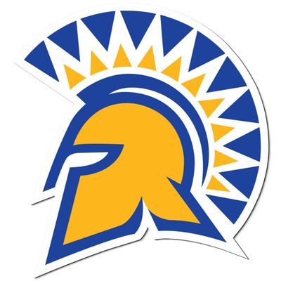 San Jose State University Primary Logo Premium 4" Die Cut Vinyl Sticker Decal for Cars Trucks Auto Windows