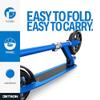 Jetson Hex 2-Wheel Kick Scooter, Sturdy Wide Deck, Rear Brake, Easy-Folding Mechanism, Kickstand, Ages 8+ Blue, JHEX-ABL view 4