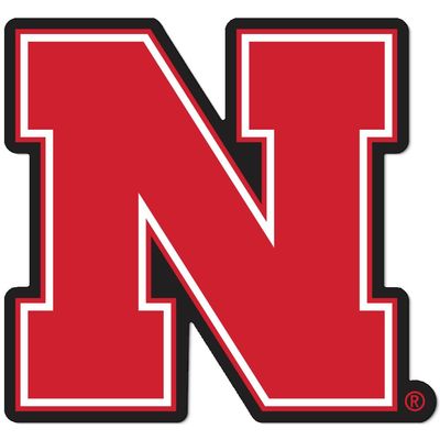 University of Nebraska Primary Logo Premium 4" Die Cut Vinyl Sticker Decal for Cars Trucks Auto Windows