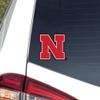 University of Nebraska Primary Logo Premium 4" Die Cut Vinyl Sticker Decal for Cars Trucks Auto Windows view 2