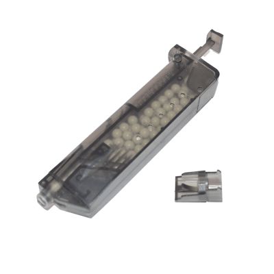 BlueMag Airsoft Speedloader for 6mm BBS - 100rd Capacity - Includes Pistol Adapter