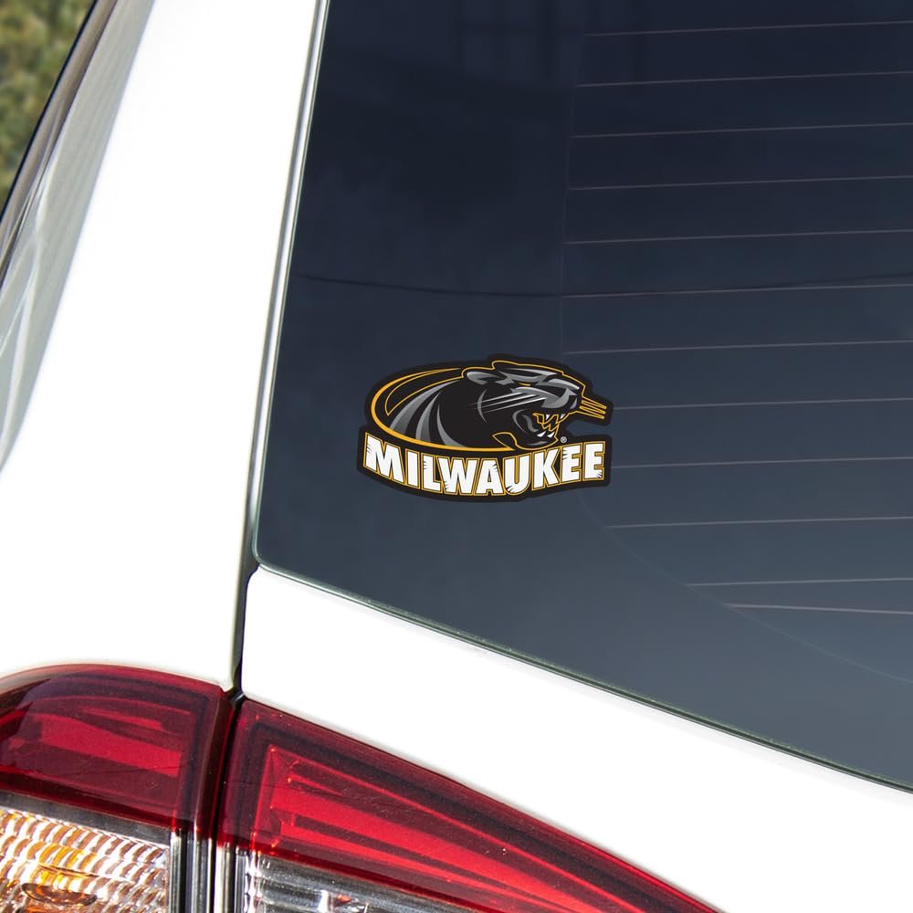 University of Wisconsin Milwaukee Primary Logo Premium 4" Die Cut Vinyl Sticker Decal for Cars Trucks Auto Windows