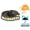 University of Wisconsin Milwaukee Primary Logo Premium 4" Die Cut Vinyl Sticker Decal for Cars Trucks Auto Windows view 3