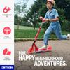 Jetson Highlight 2-Wheel Kick Scooter, Kinetic Lights on Deck and Wheels, 6 Inch Wheels, Rear Brake, Easy-Folding Mechanism, Ages 6+, Pink, JHGLT-PNK view 4