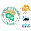 Norfolk State University Primary Logo Premium 4" Die Cut Vinyl Sticker Decal for Cars Trucks Auto Windows view 3